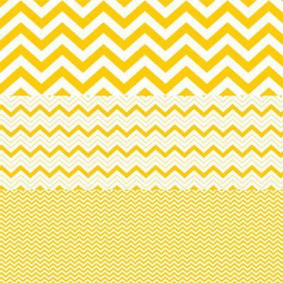 Scrapbooking  Hambly Screen Prints Yellow Chevron Mash Up Paper Collections 12x12