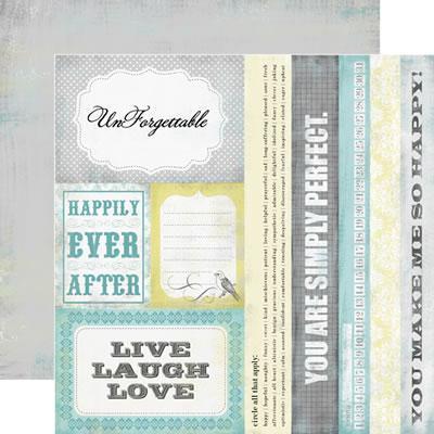 Scrapbooking  Happy Little Moments Happily Ever After Paper Collections 12x12