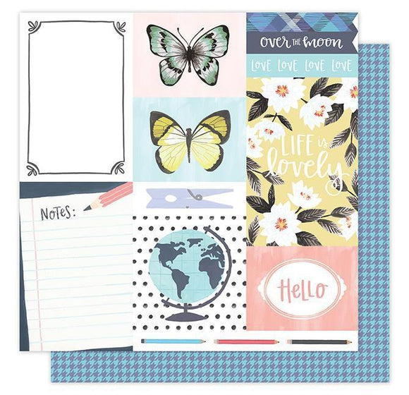 Scrapbooking  Hazelwood Notes from Hazel Paper 12x12 Paper Collections 12x12