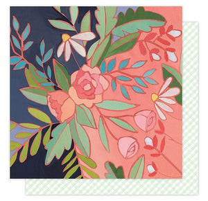 Scrapbooking  Hazelwood Rosewater Paper 12x12 Paper Collections 12x12