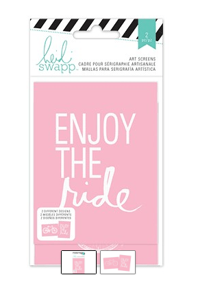 Scrapbooking  Heidi Swapp 3x4 Screens - Enjoy the Ride Paper Collections 12x12