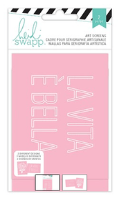 Scrapbooking  Heidi Swapp 3x4 Screens - La Vita E'Bella Paper Collections 12x12
