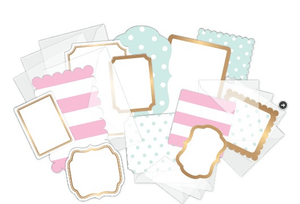 Scrapbooking  Heidi Swapp Card Kit 24 pk Paper Collections 12x12
