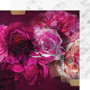 Scrapbooking  Heidi Swapp Hawthorne Double-Sided Cardstock 12"X12" - Flourish Paper Collections 12x12