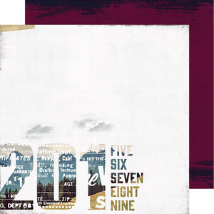 Scrapbooking  Heidi Swapp Hawthorne Double-Sided Cardstock 12"X12" - Middle Of Nowhere Paper Collections 12x12