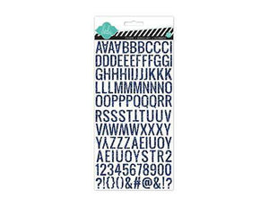 Scrapbooking  Hello Today Puffy Glitter Alphas Navy Paper Collections 12x12