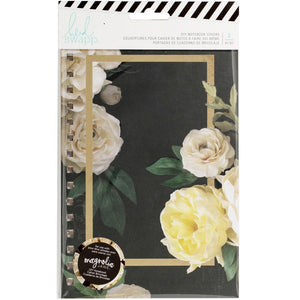 Scrapbooking  Heidi Swapp Journal Notebook Covers 8.5"X5.5" 2/Pkg Magnolia Jane Double-Sided Floral Paper Collections 12x12