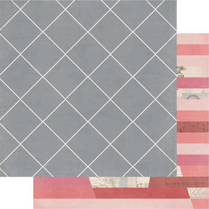 Scrapbooking  Heidi Swapp Magnolia Jane Double-Sided Cardstock 12"X12" Antebellum Paper Collections 12x12
