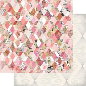 Scrapbooking  Heidi Swapp Magnolia Jane Double-Sided Cardstock 12"X12" Flea Market Paper Collections 12x12
