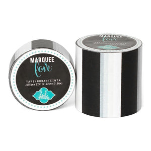 Scrapbooking  Heidi Swapp Marquee Love Washi Tape Black Stripe Paper Collections 12x12