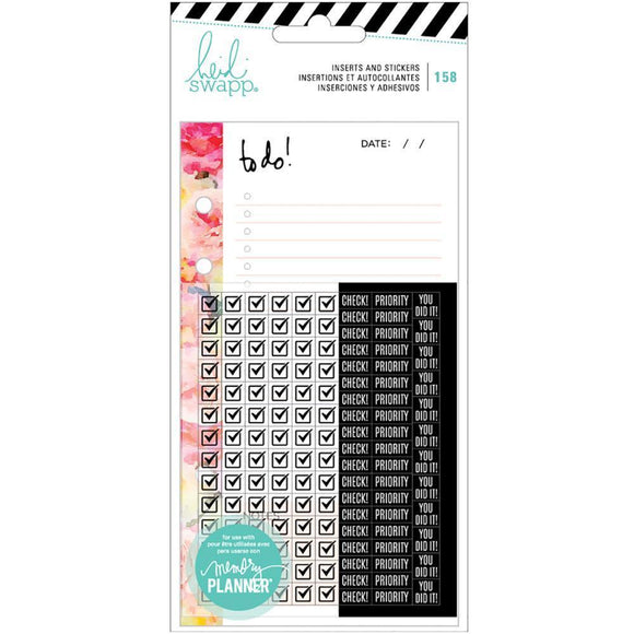 Scrapbooking  Heidi Swapp Memory Planner Inserts With Stickers To Do Paper Collections 12x12