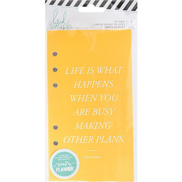 Scrapbooking  Heidi Swapp Memory Planner Listbook Fresh Start, Budget Paper Collections 12x12
