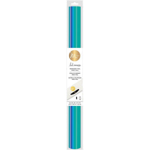 Scrapbooking  Heidi Swapp Minc Reactive Foil 12.25" Iridescent Teal 6' Roll Paper Collections 12x12