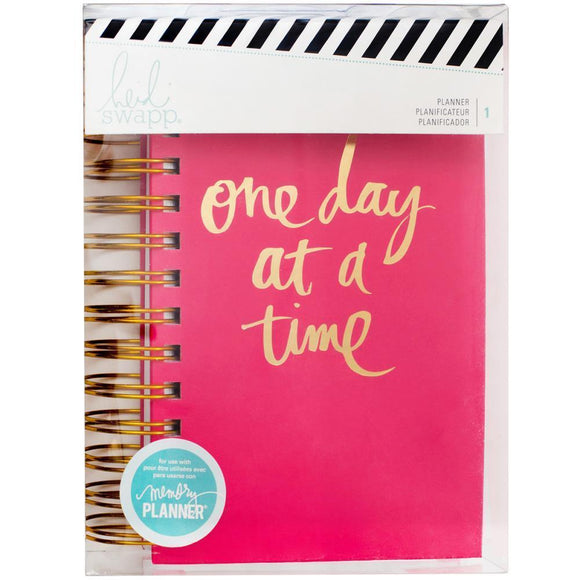 Scrapbooking  Heidi Swapp Personal Memory Planner Spiral Bound One Day Paper Collections 12x12
