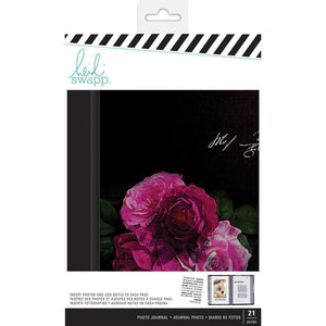 Scrapbooking  Heidi Swapp Photo Journal 8.125"X5.45" Floral Paper Collections 12x12