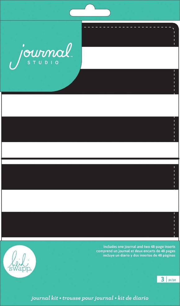 Scrapbooking  Heidi Swapp Striped Journal , 3 piece Paper Collections 12x12