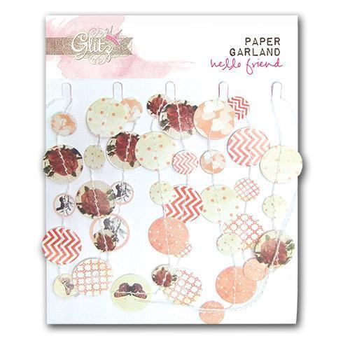 Scrapbooking  Hello Friend Paper Garland Paper Collections 12x12