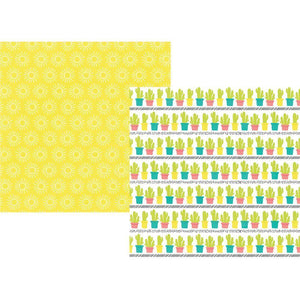 Scrapbooking  Hello Summer Double-Sided Cardstock 12"X12" - Catching Rays Paper Collections 12x12
