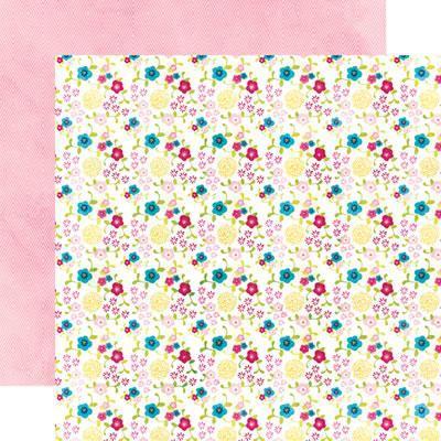 Scrapbooking  Here and Now Flower Patch Paper Collections 12x12