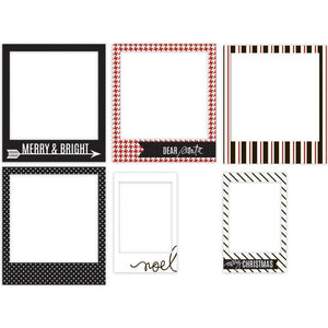 Scrapbooking  HS Minc Christmas Photo Frames 6pc Paper Collections 12x12