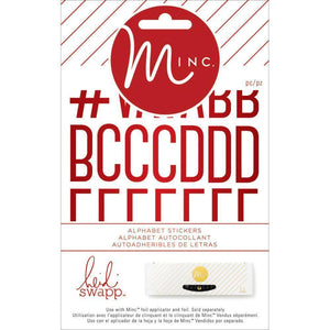 Scrapbooking  HS Minc Christmas Small Alpha 3pk Paper Collections 12x12