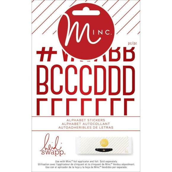 Scrapbooking  HS Minc Christmas Small Alpha 3pk Paper Collections 12x12