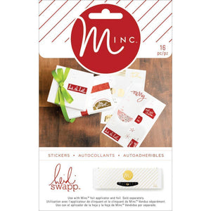 Scrapbooking  HS Minc Christmas To/From Labels 16/Pkg Paper Collections 12x12