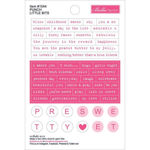 Scrapbooking  Just Add Color Little Bits Stickers 4"X6" Punch Paper Collections 12x12