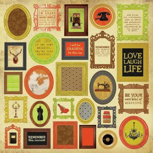 Scrapbooking  Kaisercraft In the Attic PICTURES Specialty Paper Paper Collections 12x12