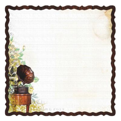 Scrapbooking  Kaisercraft Pickled Pear Chives Die Cut Paper Collections 12x12