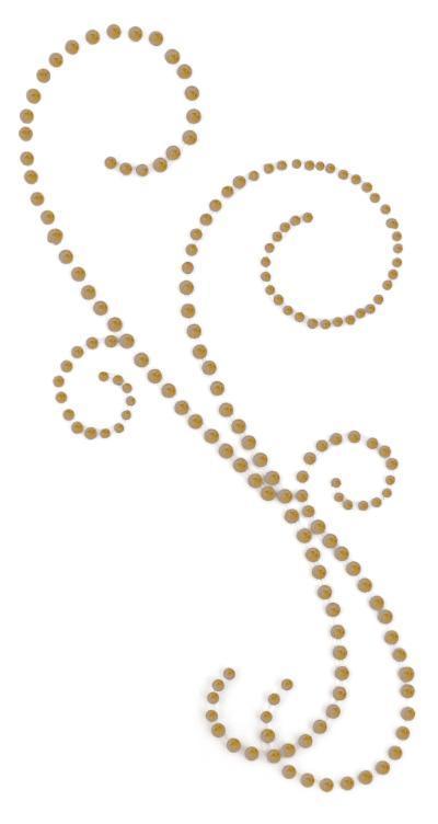 Scrapbooking  Kaisercraft Rhinestone Flourishes Classic ANTIQUE GOLD Paper Collections 12x12