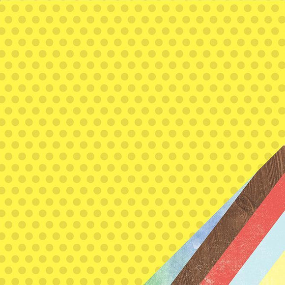 Scrapbooking  Lemon LushRight Brained Paper 12x12 Paper Collections 12x12