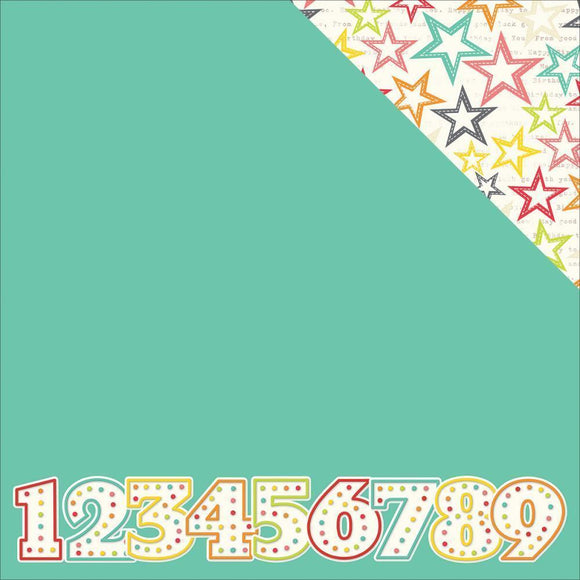 Scrapbooking  Lets Party Make A Wish Paper 12x12 Paper Collections 12x12