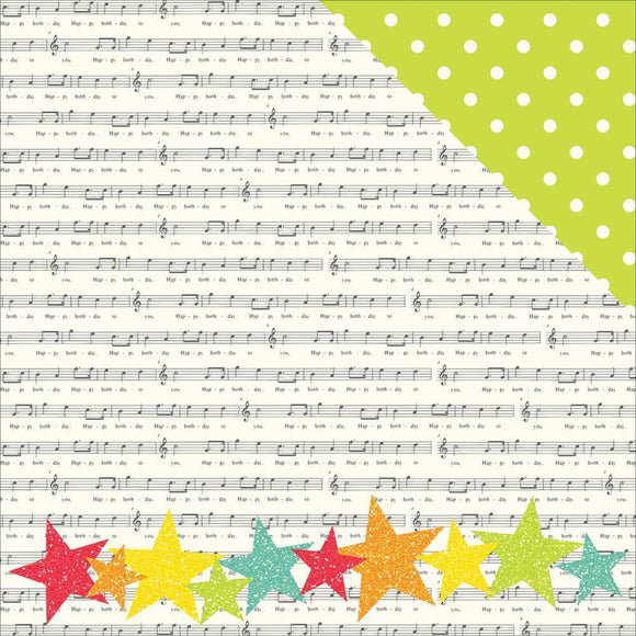 Scrapbooking  Lets Party Yippee Paper 12x12 Paper Collections 12x12