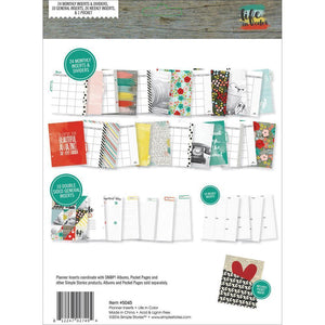 Scrapbooking  Life In Color Planner Inserts 6"x8" Paper Collections 12x12