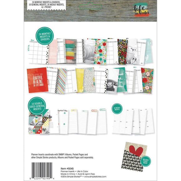 Scrapbooking  Life In Color Planner Inserts 6