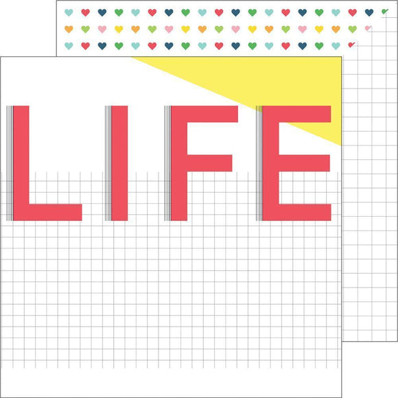 Scrapbooking  Life Noted Paper 12x12 This Life Paper Collections 12x12