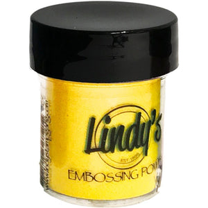 Scrapbooking  Lindy's Stamp Gang 2-Tone Embossing Powder .5oz - Yodelling Yellow Paper Collections 12x12
