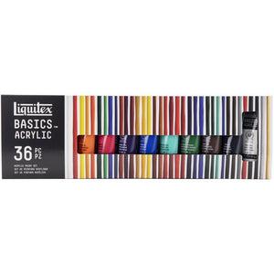 Scrapbooking  Liquitex BASICS Acrylic Paint 22ml 36/Pkg Assorted Colors Paper Collections 12x12