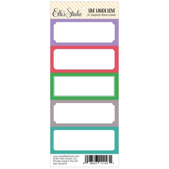Scrapbooking  Live Laugh Love Large Blank Labels Paper Collections 12x12