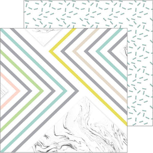 Scrapbooking  Live More Double-Sided Cardstock 12"X12" - Focus Paper Collections 12x12