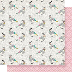 Scrapbooking  Maggie Holmes Flourish Double-Sided Cardstock 12"X12" No:12 Paper Collections 12x12