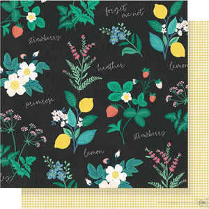 Scrapbooking  Maggie Holmes Flourish Double-Sided Cardstock 12"X12" No:15 Paper Collections 12x12