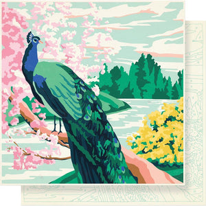 Scrapbooking  Maggie Holmes Flourish Double-Sided Cardstock 12"X12" No:20 Paper Collections 12x12