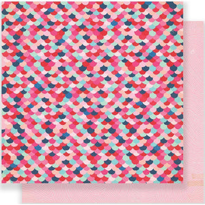 Scrapbooking  Main Squeeze Double-Sided Cardstock Paper 12"X12" - Purrfect Paper Collections 12x12