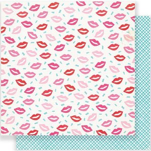Scrapbooking  Main Squeeze Double-Sided Cardstock Paper 12"X12" - Smooch Paper Collections 12x12