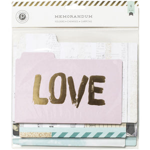 Scrapbooking  Memorandum Mini Files 6pk Paper Collections 12x12