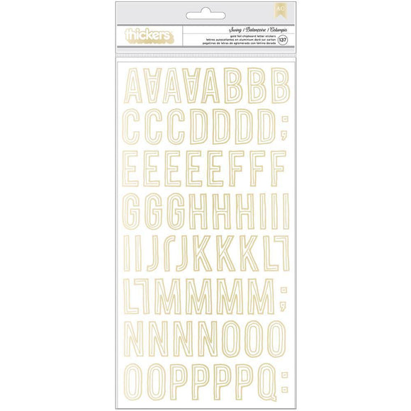 Scrapbooking  MH Carousel Thickers Stickers 5.625