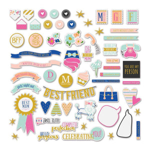 Scrapbooking  Millie & June Ephemera Pack Paper Collections 12x12