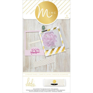 Scrapbooking  Minc Chipboard Frames 3"X3.5" 4/Pkg Paper Collections 12x12